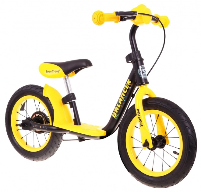 Bicicletă fără pedale SporTrike Balancer pentru copii Galben