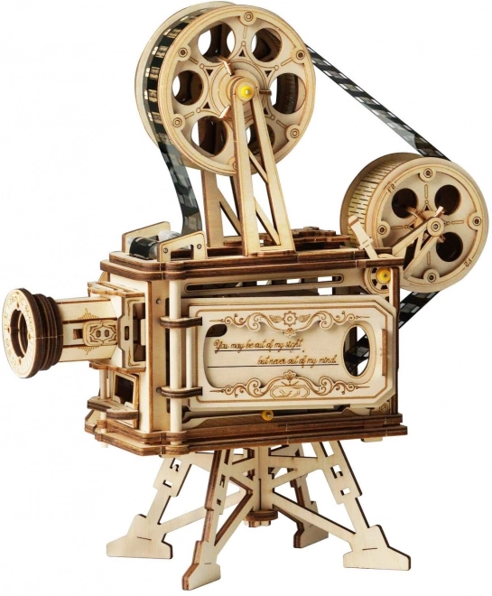 Puzzle 3D din lemn Proiector mecanic de film 183 piese