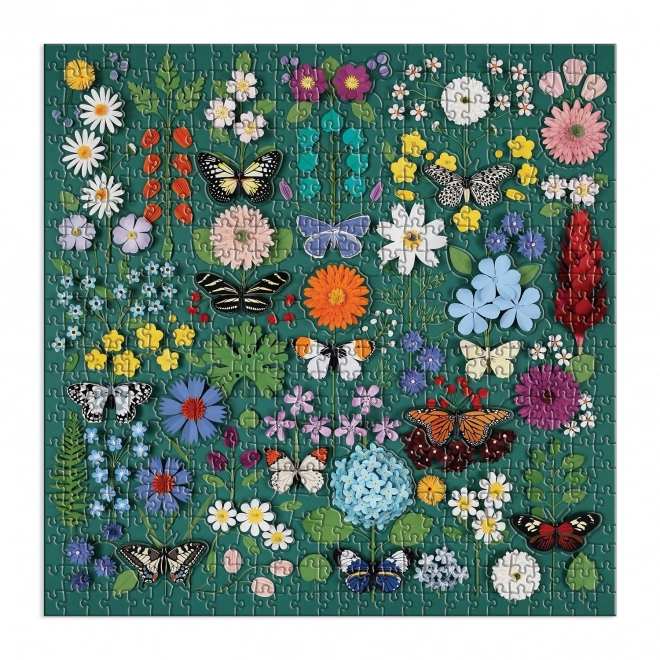 Puzzle Grădina Botanică a Fluturilor 500 Piese