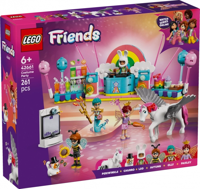 LEGO Friends Petrecerea costumelor cu unicorn și zână