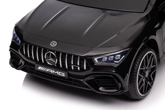 Mașină electrică Mercedes CLA 45s AMG negru lucios 4x4