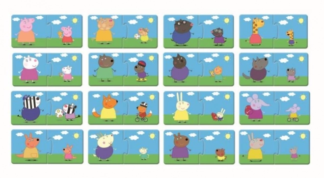 Puzzle cu Peppa Pig și Prieteni