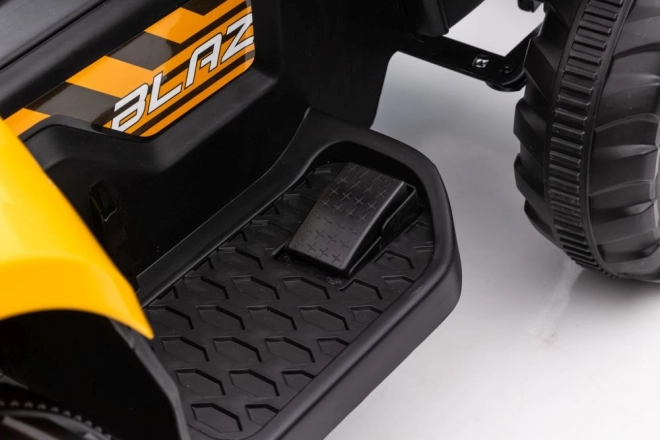 Tractor electric cu lingură galben