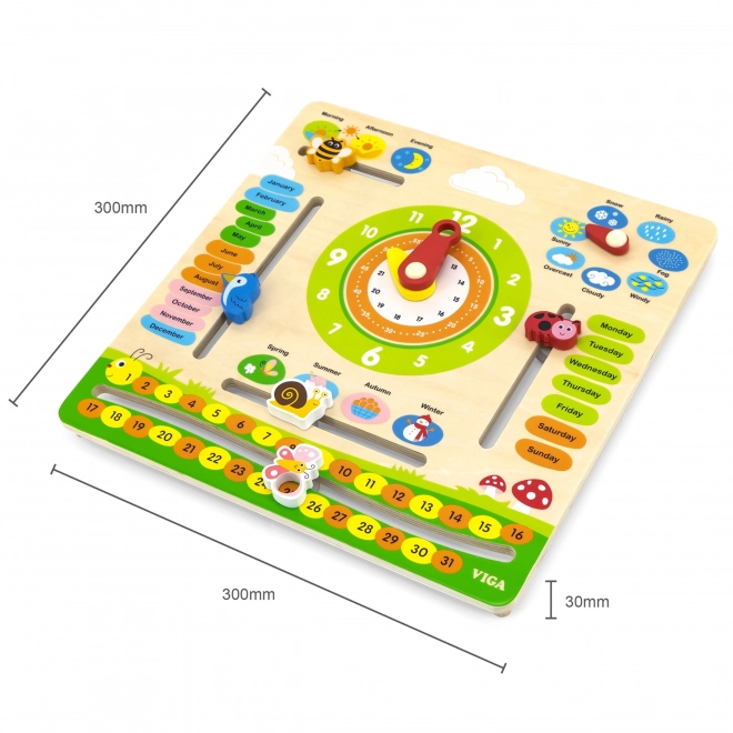 Calendar educativ învățarea limbii engleze