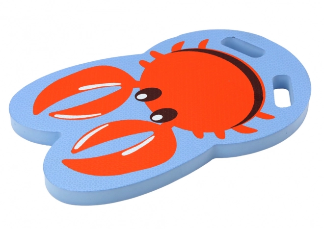 Placă de Învățare a Înotului cu Design de Crab Albastru