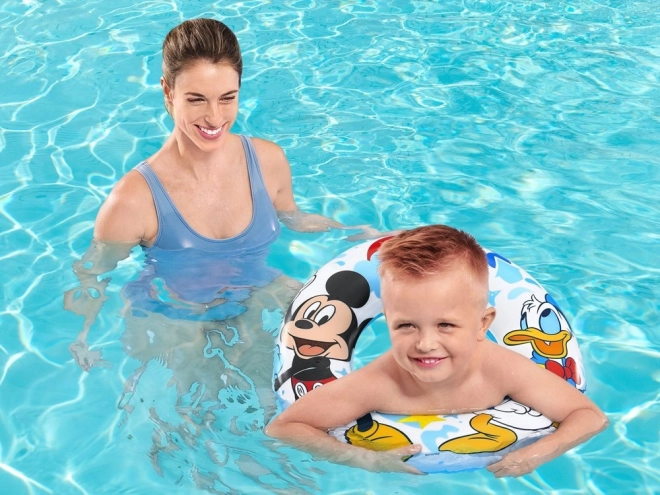 Colac gonflabil Mickey Mouse și Donald Duck 56 cm