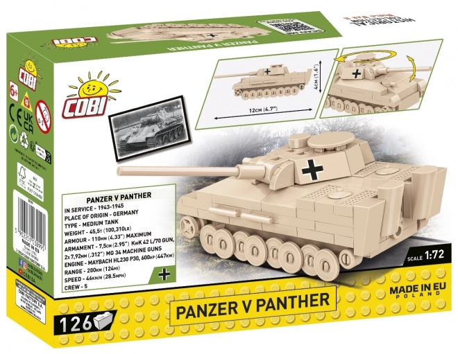 Model din blocuri Panzer V Panther COBI