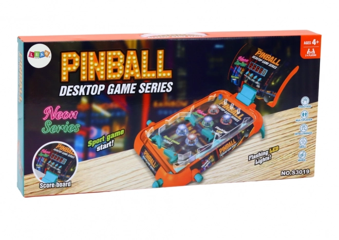 Joc de dexteritate pinball cu lumini LED și sunete