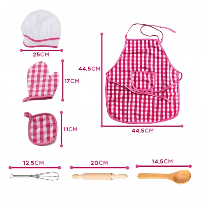 Set mic bucătar Woopie cu accesorii de bucătărie