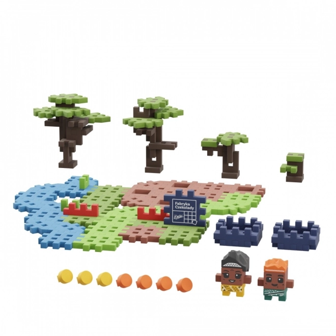 Set construcție Mini Waffle Plantatia de cacao