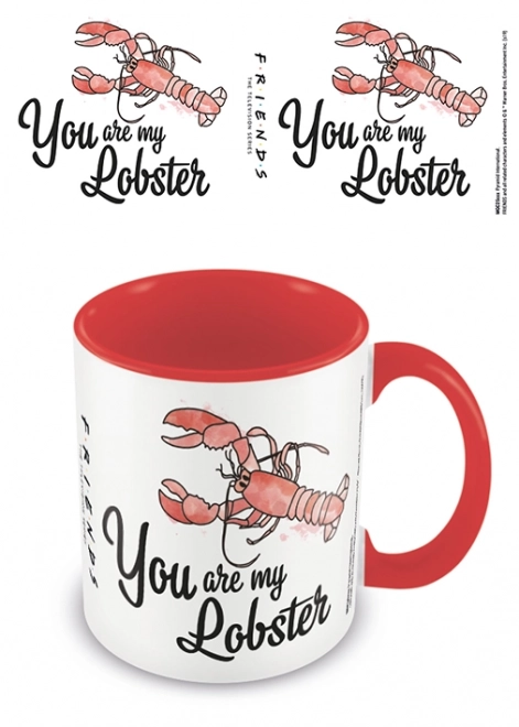 Cana colorată Prietenii (You are my lobster), 315 ml