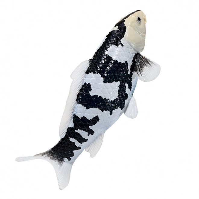 Figurină Mojo crap Koi Shiro Utsuri