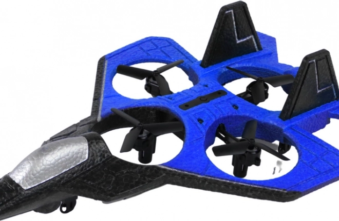 Dron RC de Curse Myśliwiec Albastru