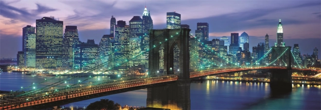 Puzzle panoramic Podul Brooklyn 1000 piese