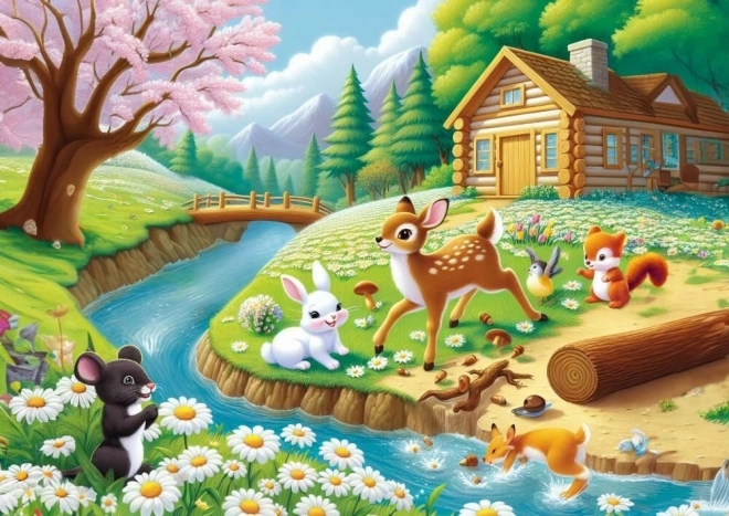Puzzle Bucuria Primăverii 25 piese