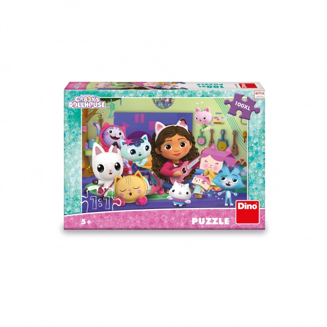 Puzzle casa fermecată Gabi și muzica XL 100 piese