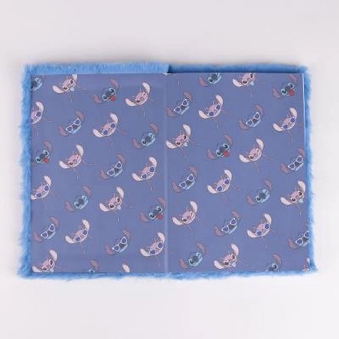 Jurnal plușat Stitch