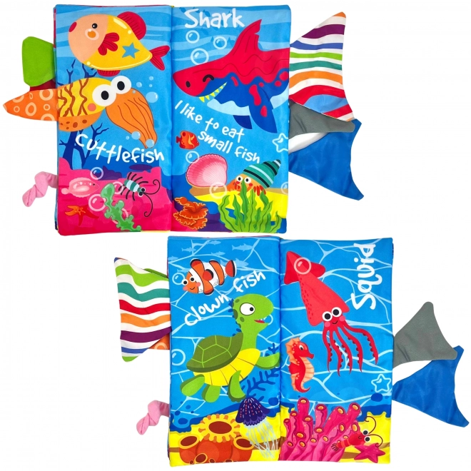 Carte senzorială cu cozi de animale marine Woopie