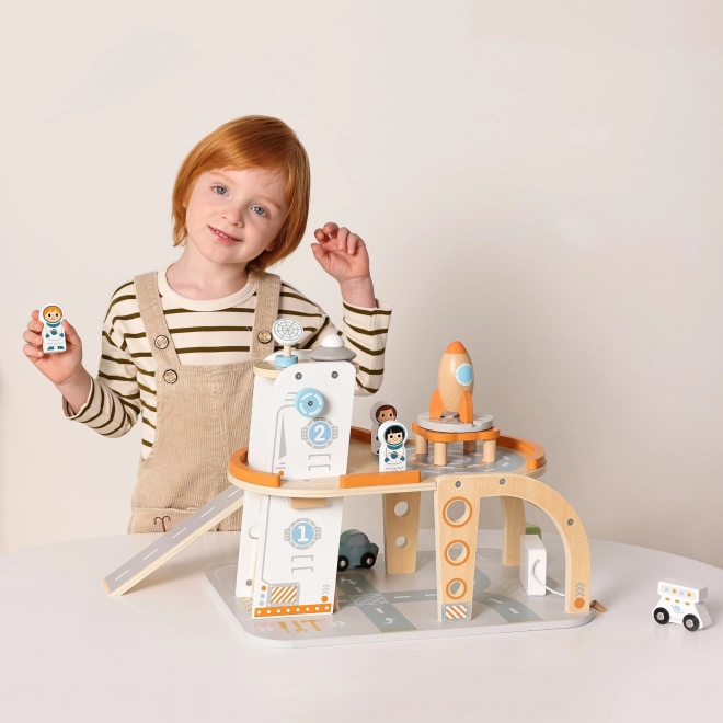 Stație spațială din lemn TOOKY TOY