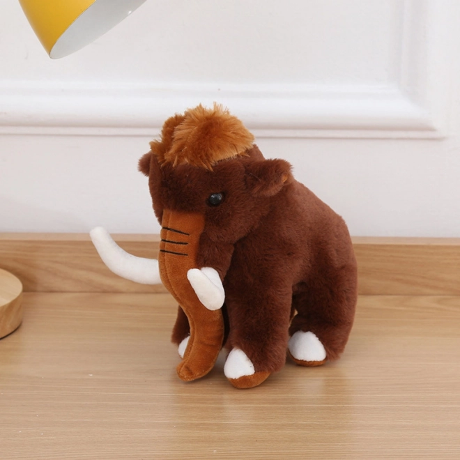 Mamut de pluș maro 20 cm