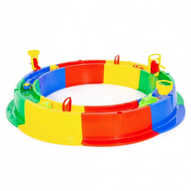 Loc de joacă cu nisip colorat cu accesorii