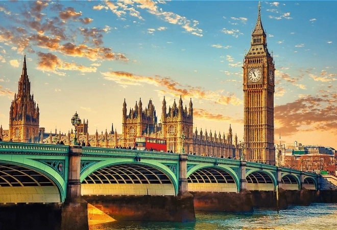 Puzzle panoramic Londra cu 1500 de piese