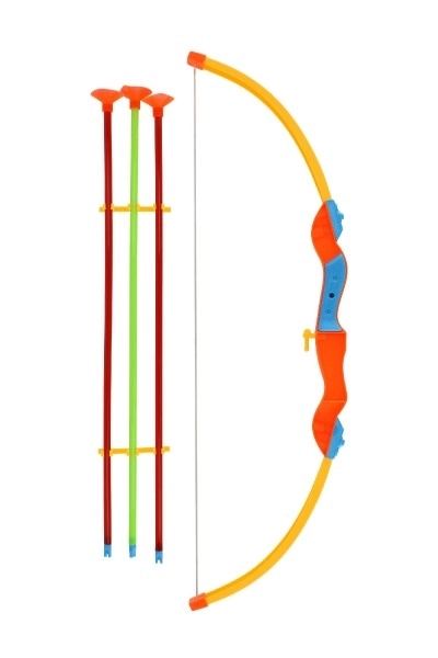 Arc cu săgeți și ventuze pentru copii 52cm