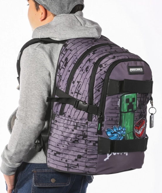 rucsac școlar Baagl Skate Minecraft TNT