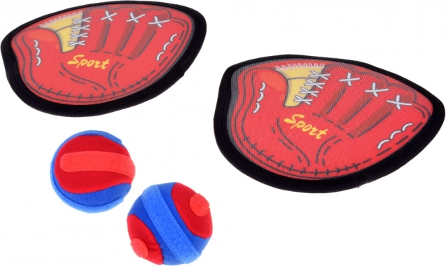 Joc sport Catchball set 2 x ţintă + 2 mingi
