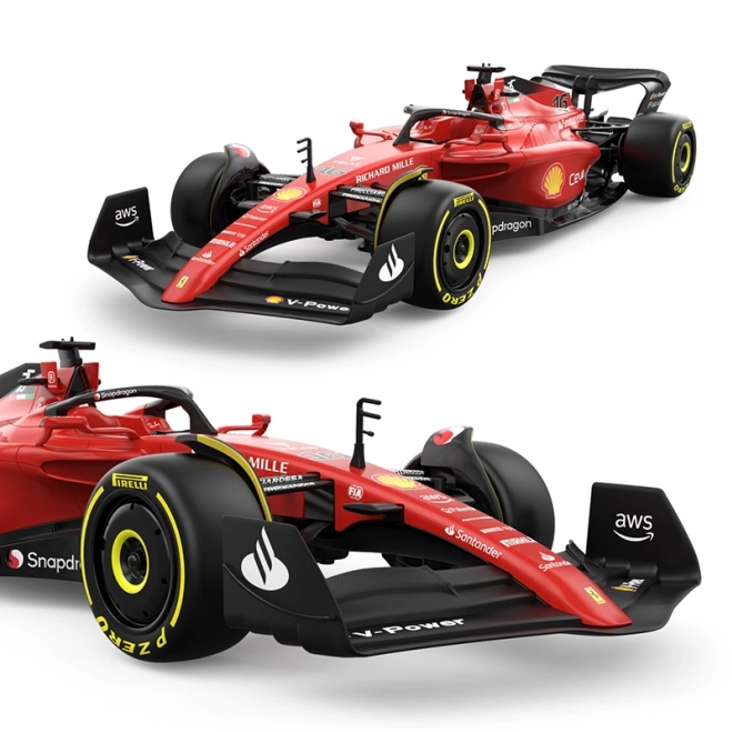 Mașinuța Ferrari F1 75 roșie telecomandată Rastar 1:12