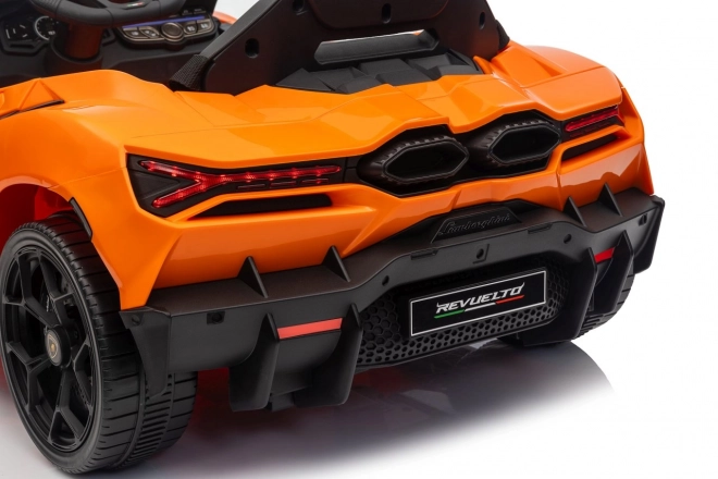 Mașină electrică pentru copii Lamborghini Revuelto portocalie