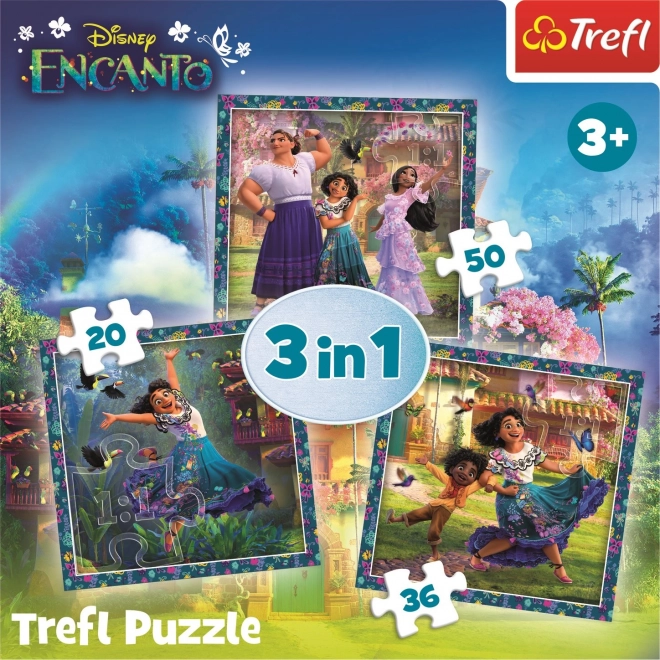 Puzzle progresive Encanto: personajele