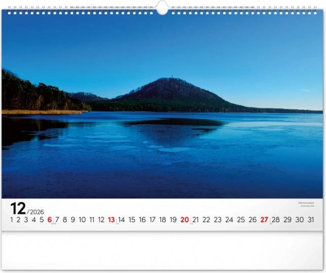 Calendar de perete Panoramata Cehia 2026