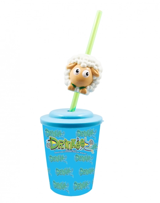 Pahare cu pai și animale sonore Drinkeez