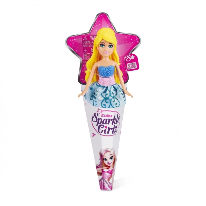 Păpușă Mini Sparkle Girlz 10 cm în set cartonat 24 bucăți