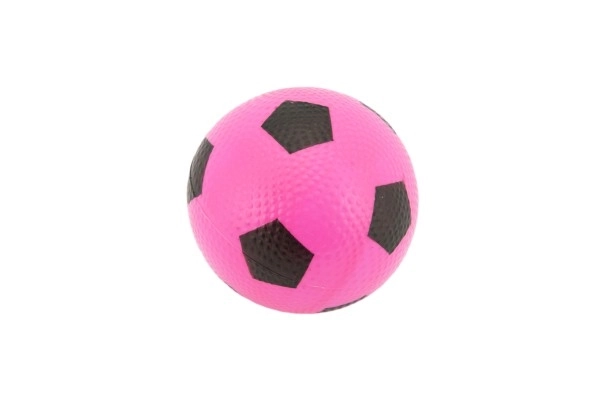 Minge de fotbal din cauciuc 12cm culori mixte în plasă