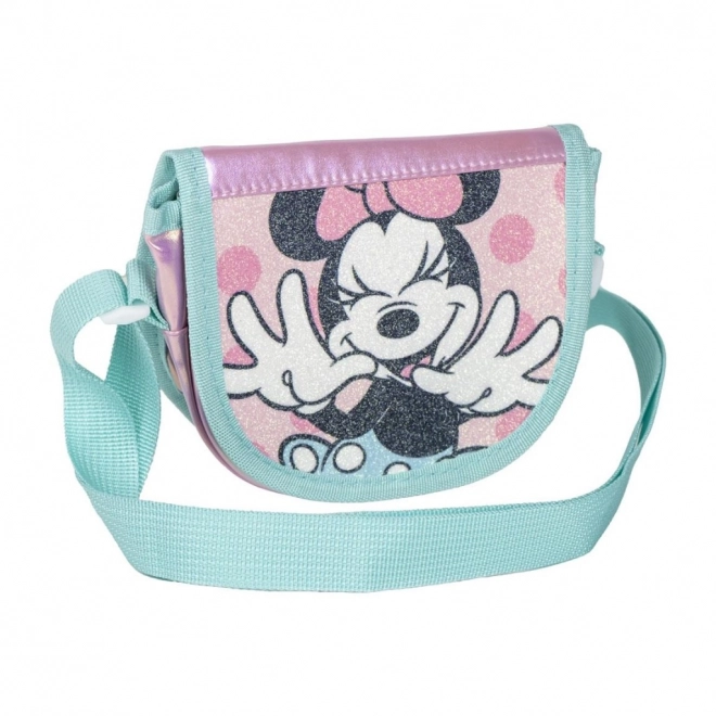 Geantă pe umăr cu clapetă Minnie