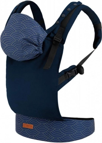 marsupiu ergonomic MoMi Collet albastru