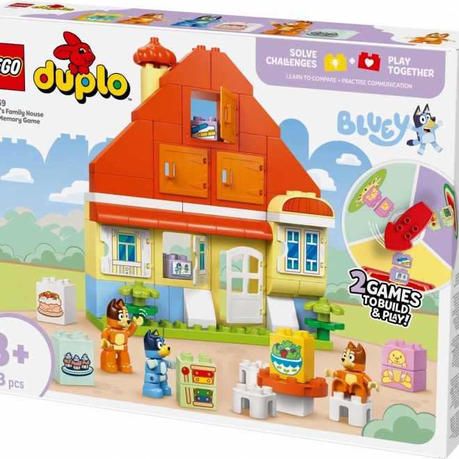 Set de Construcție DUPLO Bluey Casa de Familie cu Joc de Memorie
