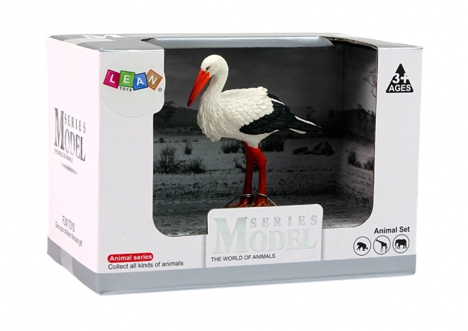 Figurină colecționabilă barză albă Seria Animale din lume