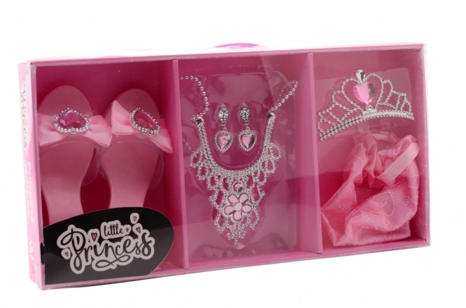 Set accesorii roz pentru prințesă