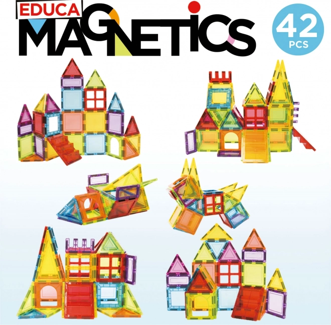 Stavebnica magnetică pentru copii Educa