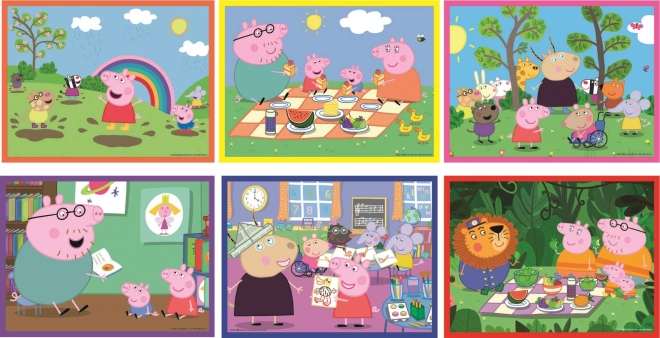 Cuburi imagini Peppa Pig Clementoni