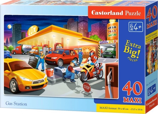 Puzzle 40 maxi Stație de alimentare