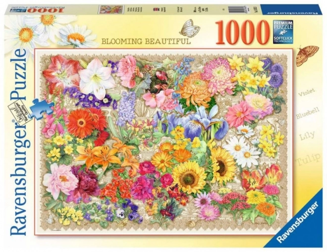 Puzzle Ravensburger Flori înfloritoare 1000 piese