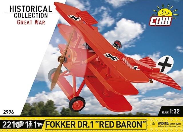 Klocki Fokker Dr.1 Baronul Roșu