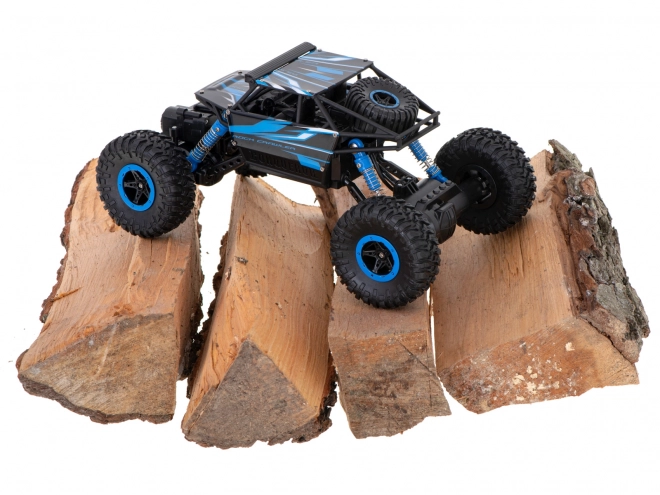 Mașină cu telecomandă RC Rock Crawler HB 2.4GHz 1:18 albastru – Albastru