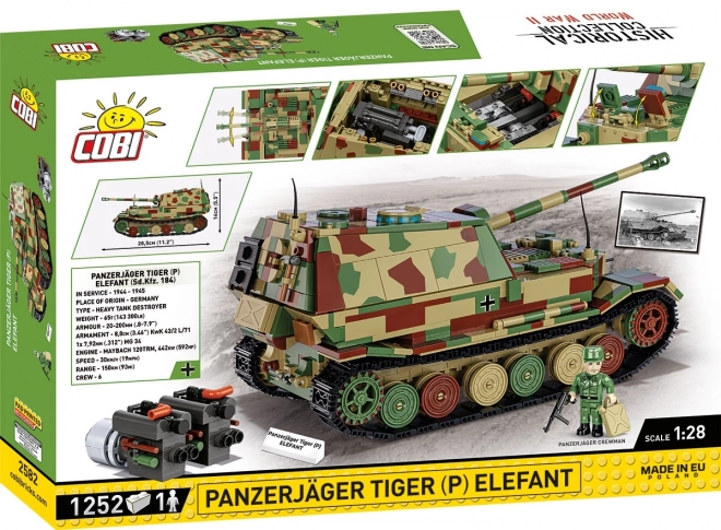 Model de construcție Panzerjäger Tiger (P) Elefant