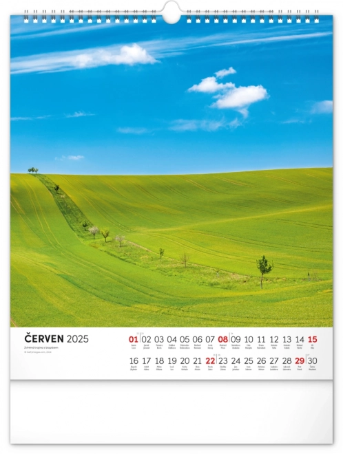 Calendar Perete Farmecele Toscanei Morave 2025