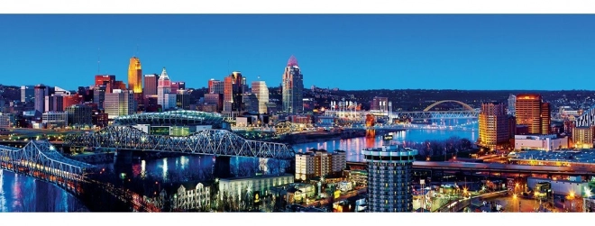 Puzzle Panoramic Cincinnati Ohio 1000 Piese